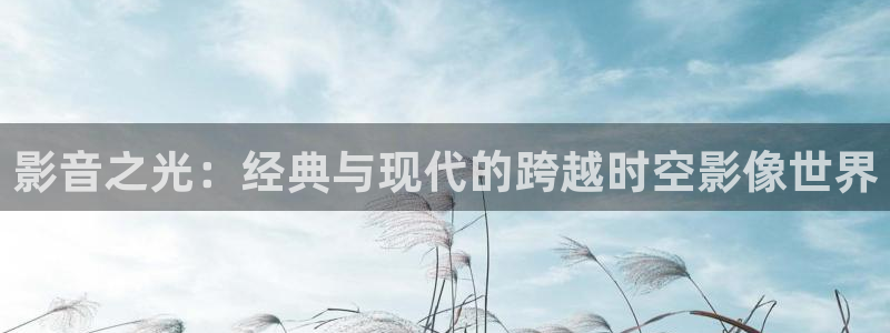 宜昌南瓜：影音之光：经典与现代的跨越时空影像世界